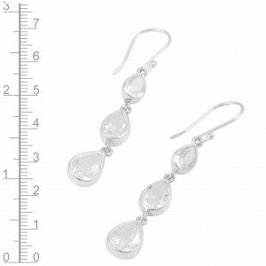 Clear Quartz Earrings Clear Quartz Earrings