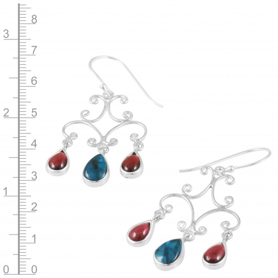 Apatite & Garnet Earrings