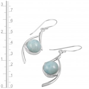 Larimar Earrings