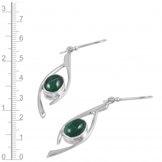 Malachite Earrings