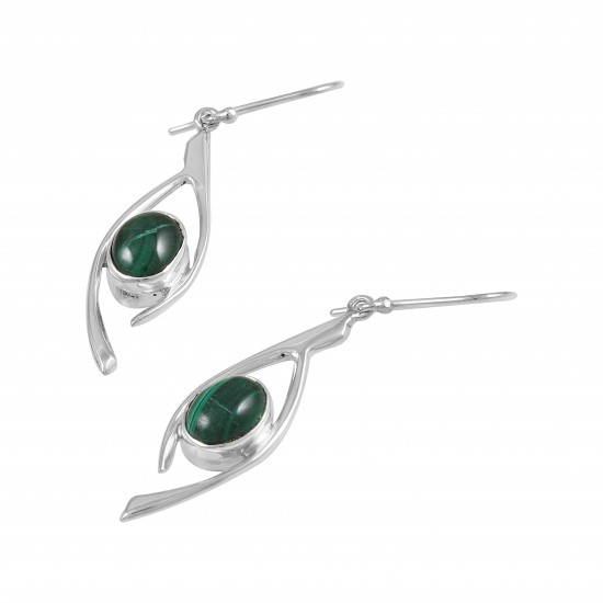 Malachite Earrings