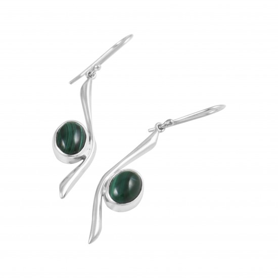 Malachite Earrings