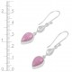 Phosphosiderite & Clear Quartz Earrings Phosphosiderite & Clear Quartz Earrings