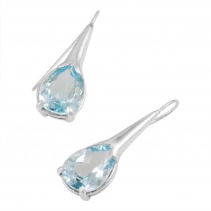 Blue Topaz Earrings