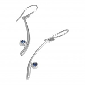 Blue Sapphire Earrings