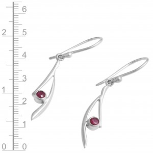 Ruby Earrings