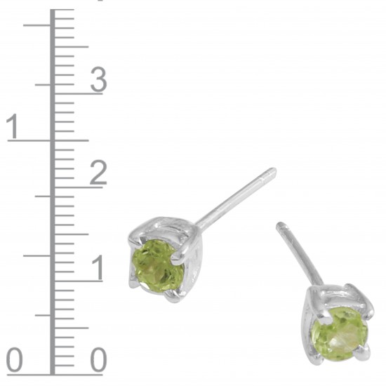 Peridot Stud Earrings