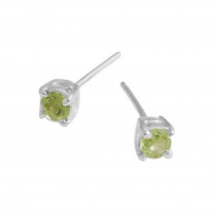 Peridot Stud Earrings