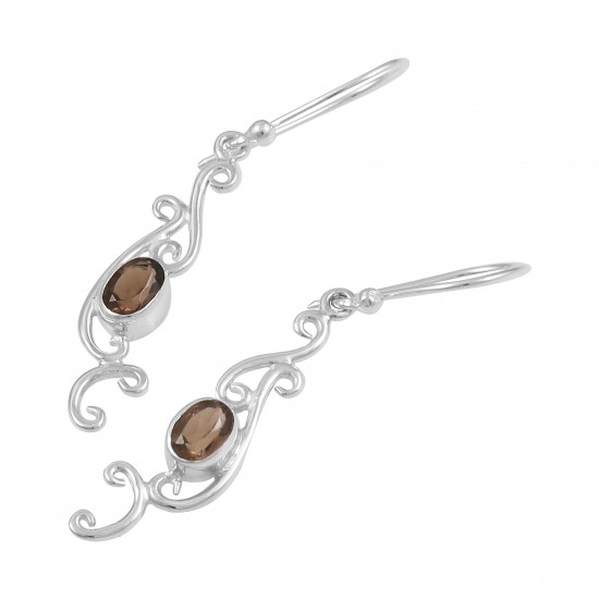 Smoky Quartz Earrings