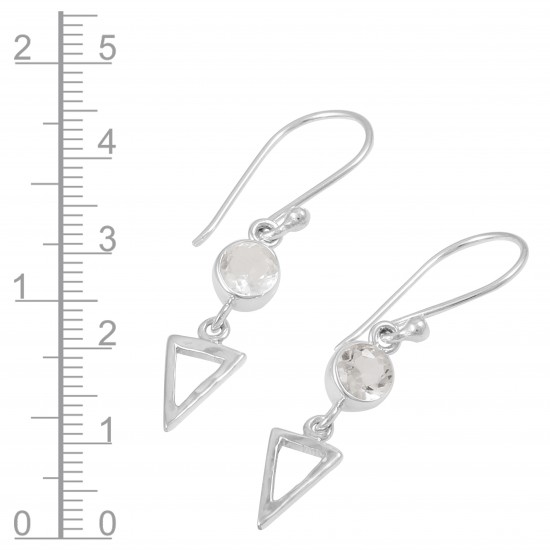 Clear Quartz Earrings