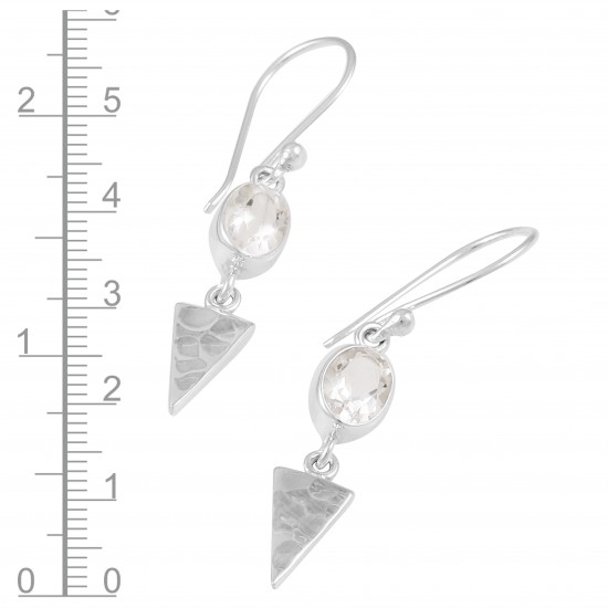 Clear Quartz Earrings Clear Quartz Earrings