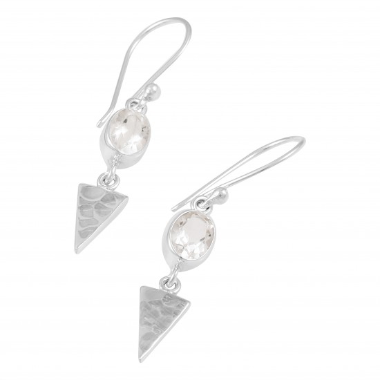 Clear Quartz Earrings Clear Quartz Earrings