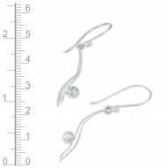 Blue Topaz Earrings