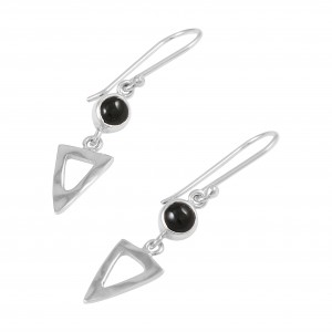 Black Tourmaline Earrings