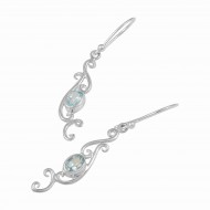 Blue Topaz Earrings