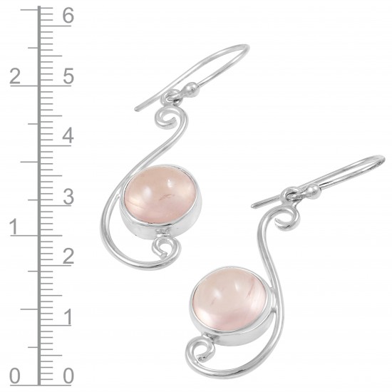 Rose Quartz Earrings