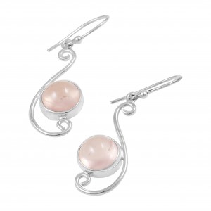 Rose Quartz Earrings