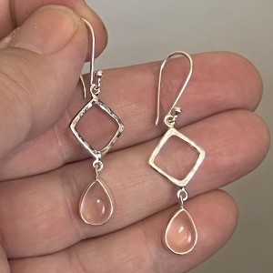 Rose Quartz Earrings
