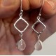 Rose Quartz Earrings