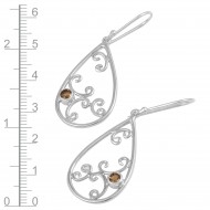 Smoky Quartz Earrings