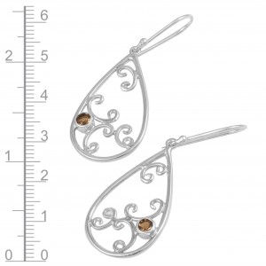 Smoky Quartz Earrings