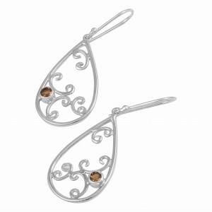 Smoky Quartz Earrings