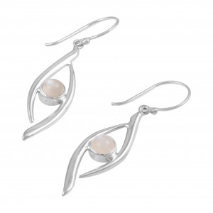 Rainbow Moonstone Earrings