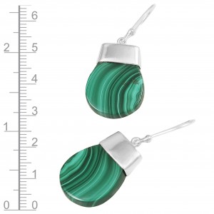 Malachite Earrings