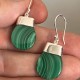 Malachite Earrings