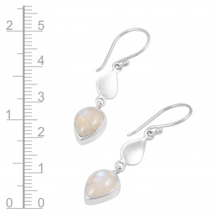 Rainbow Moonstone Earrings