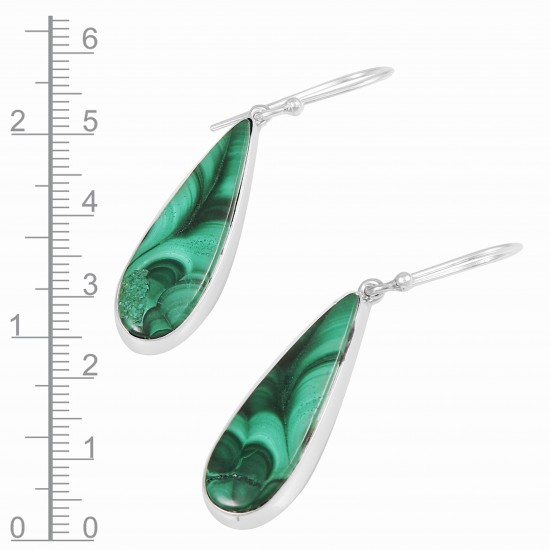 Malachite Earrings