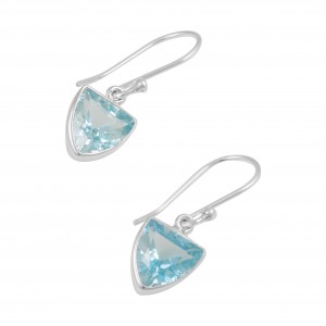 Blue Topaz Earrings
