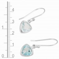 Blue Topaz Earrings