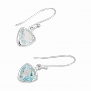 Blue Topaz Earrings