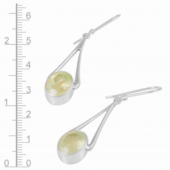 Prehnite Earrings Prehnite Earrings