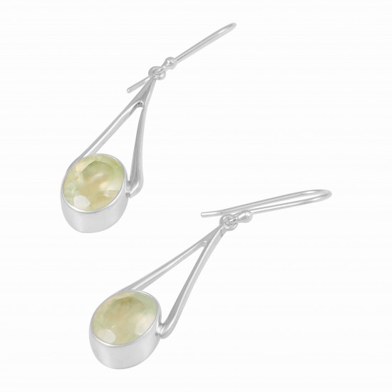 Prehnite Earrings Prehnite Earrings