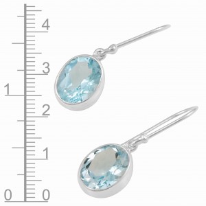 Blue Topaz Earrings