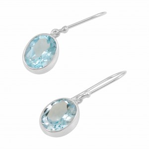 Blue Topaz Earrings