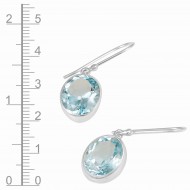 Blue Topaz Earrings