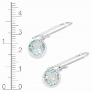 Blue Topaz Earrings
