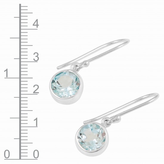 Blue Topaz Earrings Blue Topaz Earrings