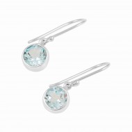 Blue Topaz Earrings