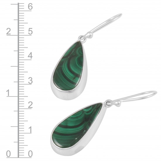 Malachite Earrings