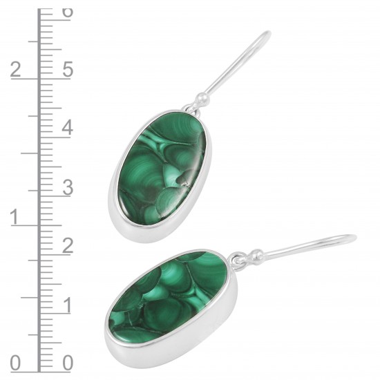 Malachite Earrings