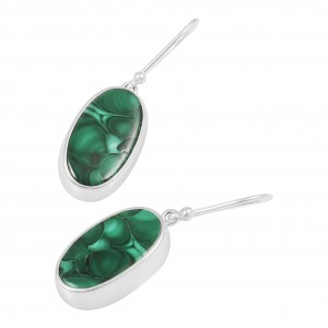 Malachite Earrings