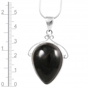Black Tourmaline Pendant Black Tourmaline Pendant