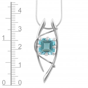 Blue Topaz Pendant