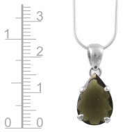 Moldavite Pendant (Faceted)