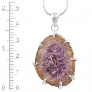 Amethyst Druzy Pendant