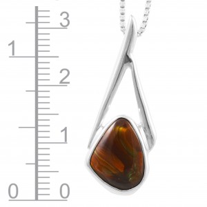 Mexican Fire Agate Pendant